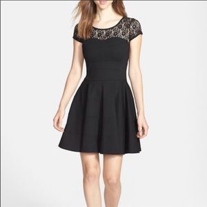 Felicity & Coco Cienna-Lace Black Dress